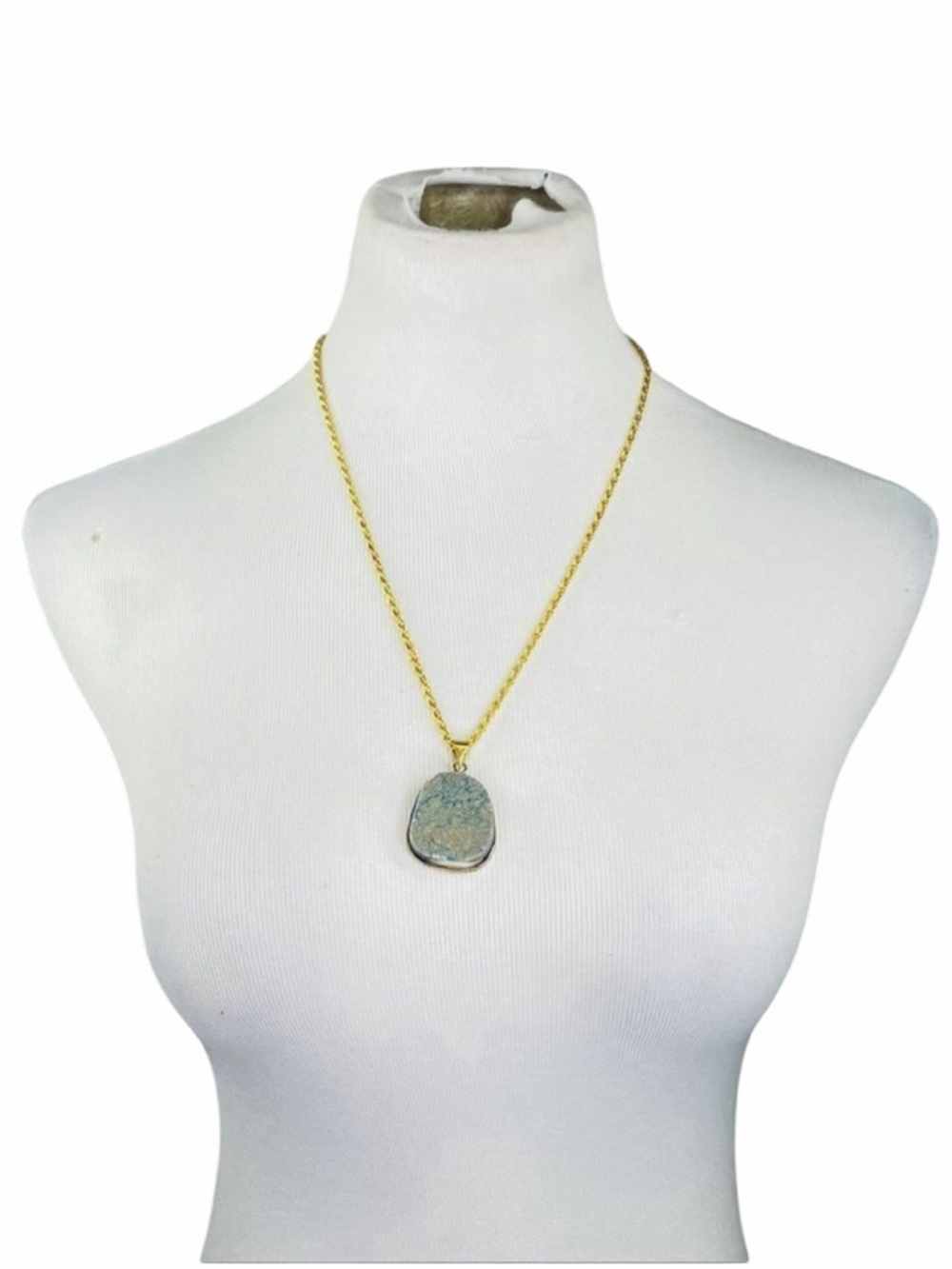 10/$25🦋 T&J Designs Metallic Druzy Stone Necklace
